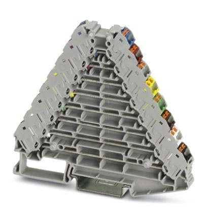 Phoenix Contact - Durchgangs-Reihenklemme Rangierverteiler PTRV 8 /VDE 0815 0,14-2,5qmm, 2-polig − 10 Stück