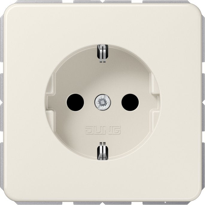 Jung - Steckdose SCHUKO Steckdose CD 1521 BF 16 A 250 V, weiß