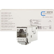 Metz Connect - Modularer Steckverbinder E-DATmodul RJ45 8(8) TN TN E-DAT Modul 12 Cat.6A, TIA-A, gesch − 12 Stück