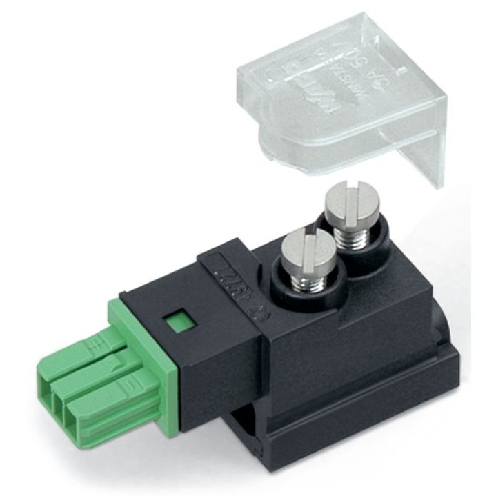 WAGO - Flachleitungsadapter für steckbare Gebäudeinstallation Abgriffmodul 893-122 2-polig,grün − 50 Stück