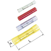 Elpress - Verbinder für Cu-Leiter zum Verpressen Stossverbinder blau A2527SK 1,5-2,5qmm − 100 Stück
