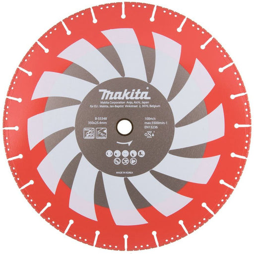 Makita - Trenn-/Schleifscheibe Diamantscheibe B-55348 355 mm Rettung
