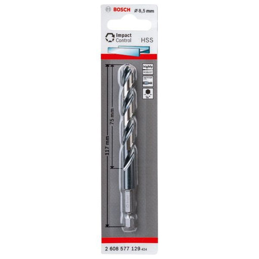 Bosch - Bohrer HSS Spiralbohrer mit 2608577129 Sechskantschaft 8,5