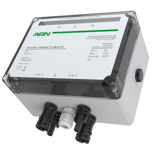 ABN - Photovoltaik-DC-Stringbox PV GAK ÜSS Typ 2 R9L2MC43 1 MPPT,MC4-Steckver