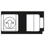 Jung - Jalousieschalter/-taster Schlüsselschalter 806.18 W 16AX 250V 1-pol
