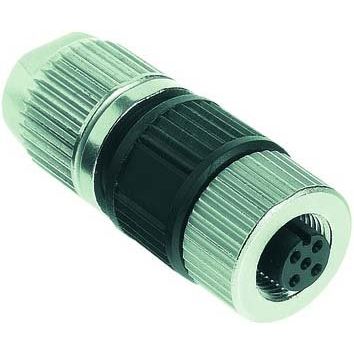 Harting - Rundsteckverbinder, feldkonfektionierbar (Industriesteckverbinder) Runsteckverbinder 21032722505 RSV M12-L 5pol Bu