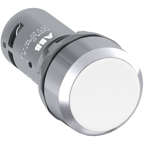 ABB Stotz S&J - Drucktaster, Komplettgerät Drucktaster CP2-30W-10 weiß, 1 Schließer