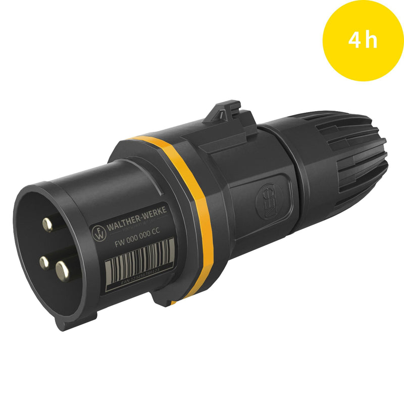 Walther Werke - CEE-Stecker (IEC 60309) CEE NEO Stecker FW211304SK 16A 3P 4h IP54