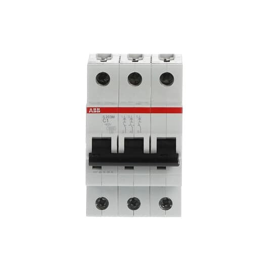 ABB Stotz S&J - Leitungsschutzschalter Sicherungsautomat S203M-C1 10kA 1A C 3p