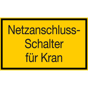 Schnürle - Kennzeichnungsmaterial Warnschild F93F2