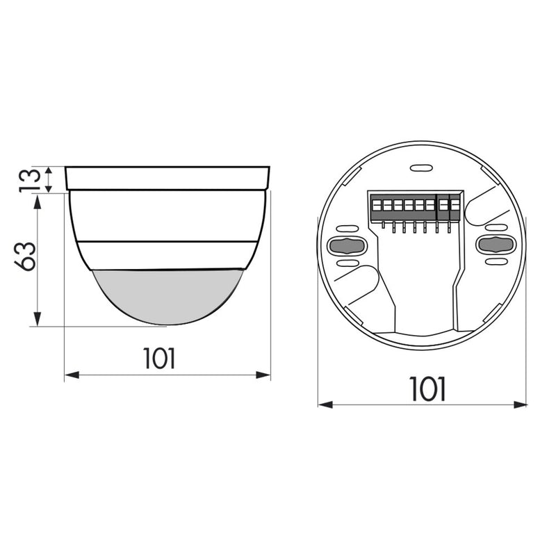 BEG Brück Electronic - Bewegungsmelder/Präsenzmelder komplett Präsenzmelder PD4-M-2C-AP