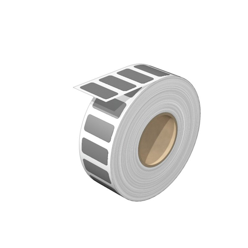 Weidmüller - Kennzeichnungsmaterial Gerätemarkierer, Etikett SM27/12.5MMGR VPE100 27x12,5mm grau − 100 Stück