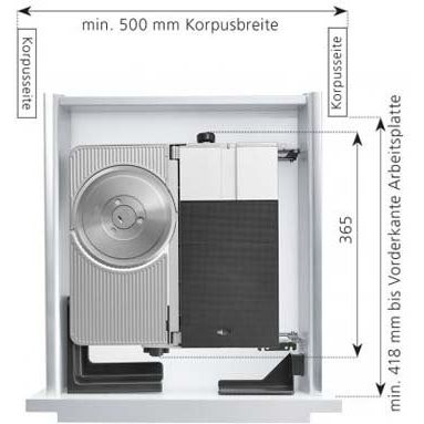 Ritterwerk - Allesschneider EB-Multischneider AES 62 SRH si Metallausführung