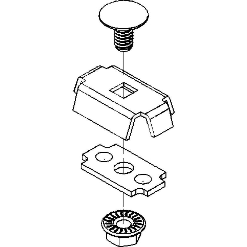 Rico - Verbinder für Kabeltragsystem Universalverbinder 16S14-A