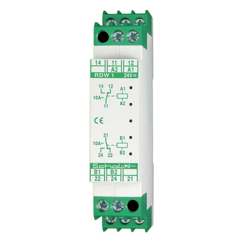 Schalk - Schaltrelais Doppelrelais RDW 1 (24V UC) 2W 10A
