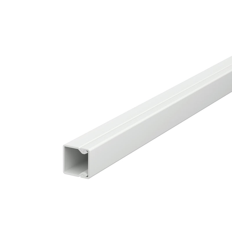 OBO Bettermann - Leitungsführungskanal Wand+Deckenkanal m.Obert. WDK15015LGR 15x15mm,PVC − 2 Meter