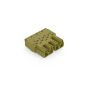 WAGO - Steckverbinder für steckbare Gebäudeinstallation Stecker 4-polig 770-274/071-000 Kod. B,hellgrün − 50 Stück