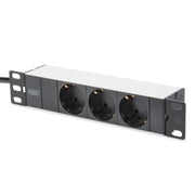 DIGITUS - Netzwerk-/Serverschrank Wandschrank-Set DN-10-SET-1 incl. Panel+Switch