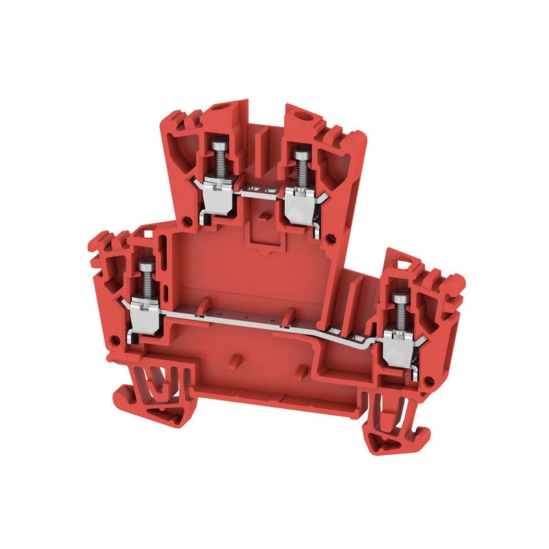 Weidmüller - Durchgangs-Reihenklemme Klemme WDK 2.5 ZQV RT Schraubansch.,2.5mm² − 100 Stück