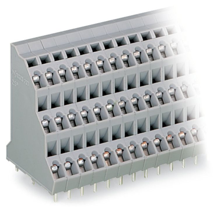 WAGO - Leiterplattenklemme Dreistock-Leiterplattenkl. 737-112 2,5mm² − 16 Stück