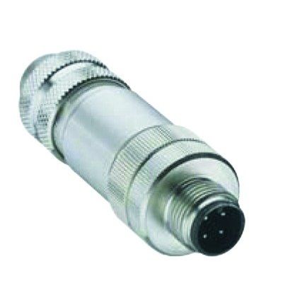 Leuze - Rundsteckverbinder, feldkonfektionierbar (Industriesteckverbinder) Abschluss Host Sender AC-MLC-HT-END