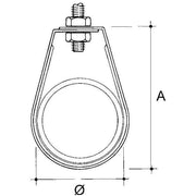 Niedax - Befestigungsschelle für Kabel/Rohre Rohrbefestigung PH-20 − 25 Stück