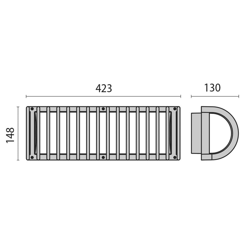 Performance in Light - Decken-/Wandleuchte Wand- und Deckenleuchte 002097 2x40W IAA A60