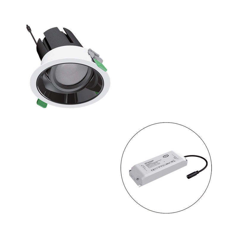 EVN Lichttechnik - Downlight/Strahler/Flutlicht LED-Einbauleuchte modular F04R09SM2530L55P Konfigurationstype