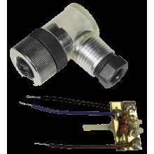 Pepperl+Fuchs Fabrik - Rundsteckverbinder, feldkonfektionierbar (Industriesteckverbinder) M12 Connector V1-W-E/E2-LED-SET Buchse, LED − 1 Stück