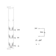 WAGO - Feldbus, Dez. Peripherie - Einspeise- und Segmentmodul Potentialeinspeisung DC24V 750-602/025-000 lichtgrau