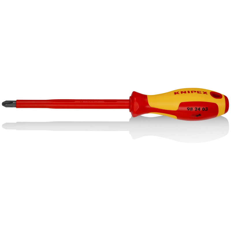 Knipex - Kreuzschlitz-Schraubendreher Kreuzschlitz-Schraubendr. 98 24 03 Phillips, 270mm
