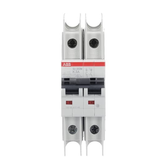 ABB Stotz S&J - Leitungsschutzschalter Sicherungsautomat SU202M-K3 10kA, 3A, 2P