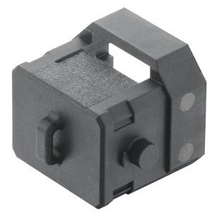 Harting - Schutzkappe für Industriesteckverbinder Abdeckkappe Buchseneinsatz 09100005501 − 10 Stück