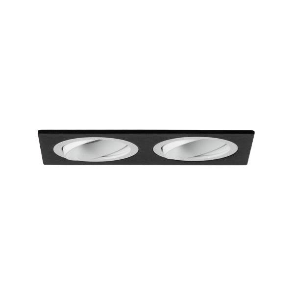 Brumberg Leuchten - Downlight/Strahler/Flutlicht Einbaumodul rechteckig 45025560 2-fach