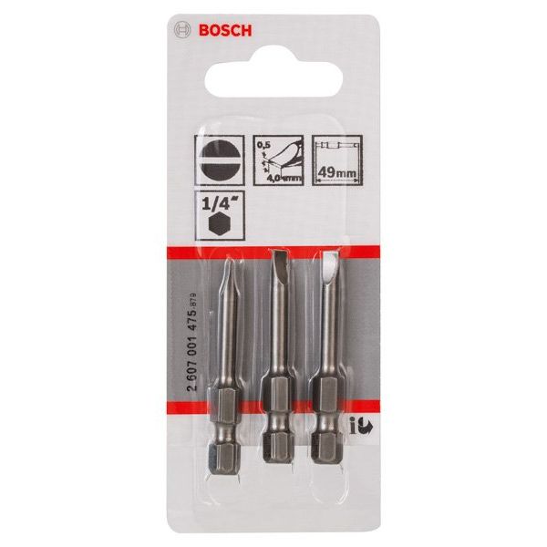 Bosch - Bit Schrauberbit Extra-Hart S 2607001475 0,5 x 4,0 49 mm