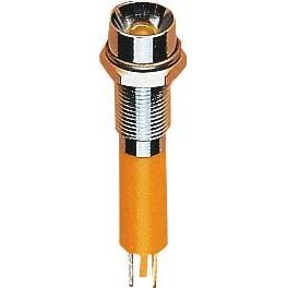 Scharnberger+Hasenbein - Single-LED LED-Signallampe Innenrefl. 38055 3mm 12-14VDC weiß