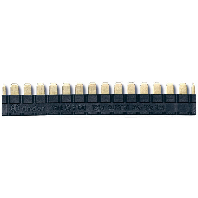 Finder - Zubehör/Ersatzteile für Schaltrelais Verbindungsbrücke 093.16.0 sw, für Serie 39/93 − 10 Stück