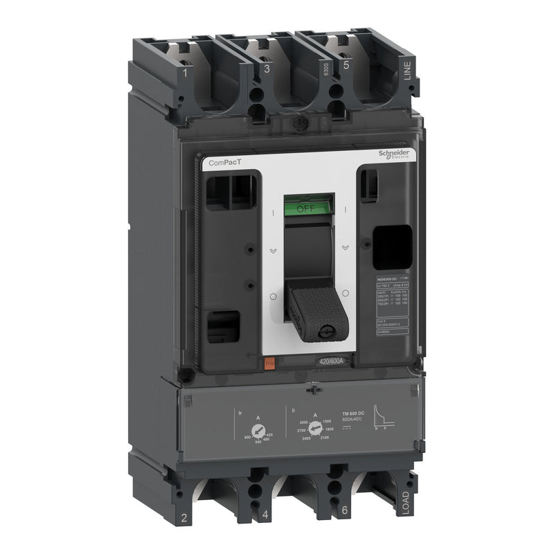 Schneider Electric - Leistungsschalter für Trafo-, Generator- und Anlagenschutz Kompaktleistungsschalter C40S3TM400D ComPacT NSX400S mit