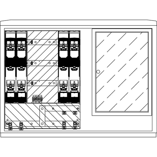 Elsta Mosdorfer - Zähler-Komplettschrank Wandlerschrank Freiluft WS835L.S5.N2212 WS A850-3 S5 L 500A