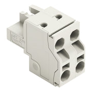 WAGO - Kabelsteckverbinder für Leiterplattensteckverbinder 2-Leiter-Federleiste 721-2202/026-000 CAGECLAMP,2,5mm²,lgr − 100 Stück