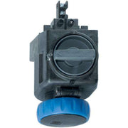 Stahl - Explosionsgeschützte CEE-Steckdose (IEC 60309) Flanschsteckdose 8570/15-306-S#272865 16 A blau 6h