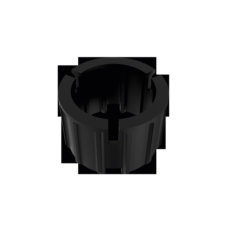 Schuch Licht - Mechanisches Zubehör/Ersatzteile für Leuchten Reduzierstück RZ 1 SCHWARZ für Zopfmaß 60mm