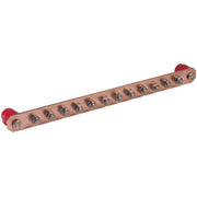 DEHN - Potentialausgleich-Schiene Potentialausgleichschiene PAS I 12AP M10 CU o. Abdeckung Cu