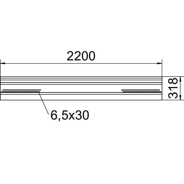 OBO Bettermann - Zubehör/Ersatzteile für regenerative Energieerzeugung Windschutzblech WSB 2200 DD 44x372x2200 − 4 Stück