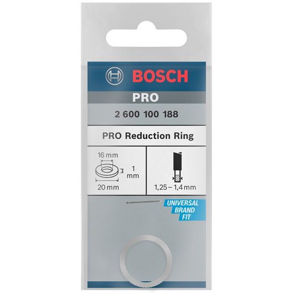 Bosch - Systemzubehör für Sägen (Akku/elektrisch/Druckluft) Reduzierring für PRO 2600100188 Kreissägeblatt 20 x
