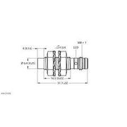 Turck - Induktiver Näherungsschalter Sensor NI3-EG08K-AN6X-V1131 induktiv − 1 Stück