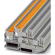 Phoenix Contact - Durchgangs-Reihenklemme Schnellanschlussklemme QTTCB 1,5/ 2P-PV steckbar − 50 Stück