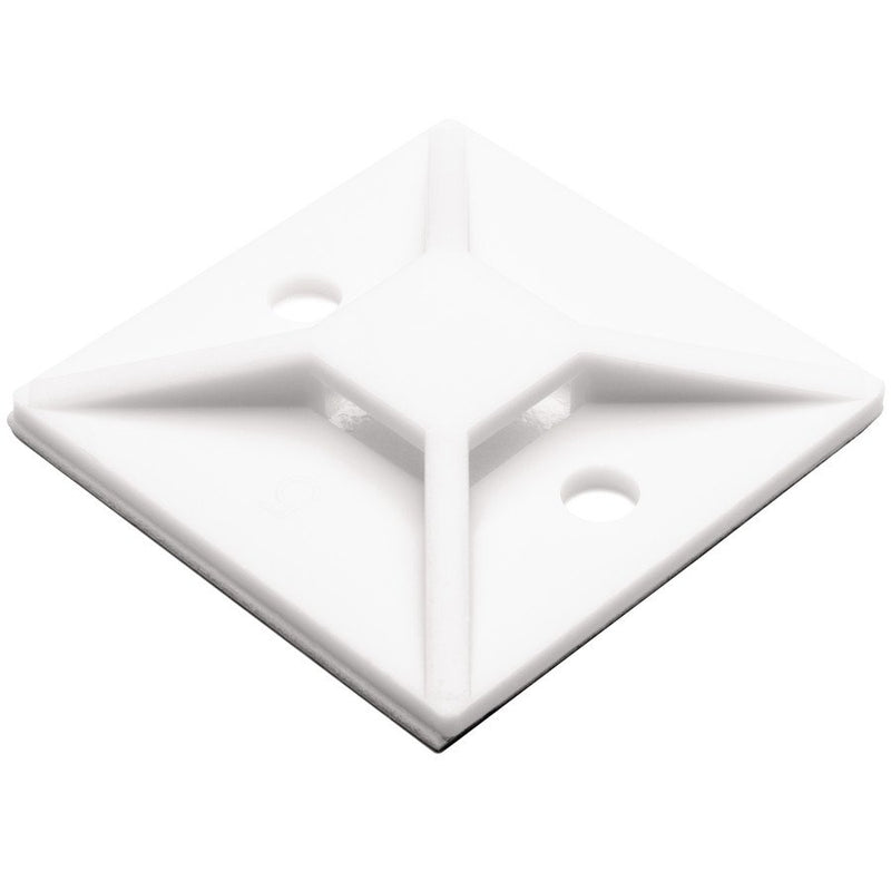 HellermannTyton - Befestigungssockel und -element für Kabelbinder Befestigungssockel MB-5 A − 100 Stück