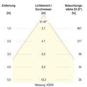 EVN Lichttechnik - Downlight/Strahler/Flutlicht LED-Downlight L54N151325 CCT Switch