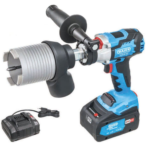 Baier Maschinenfabrik - Schlagbohrmaschine (Akku) Akku-Trockenbohrmaschine 10002#2022 ABDB82 18V SET − 1 Stück by Baier Masch
